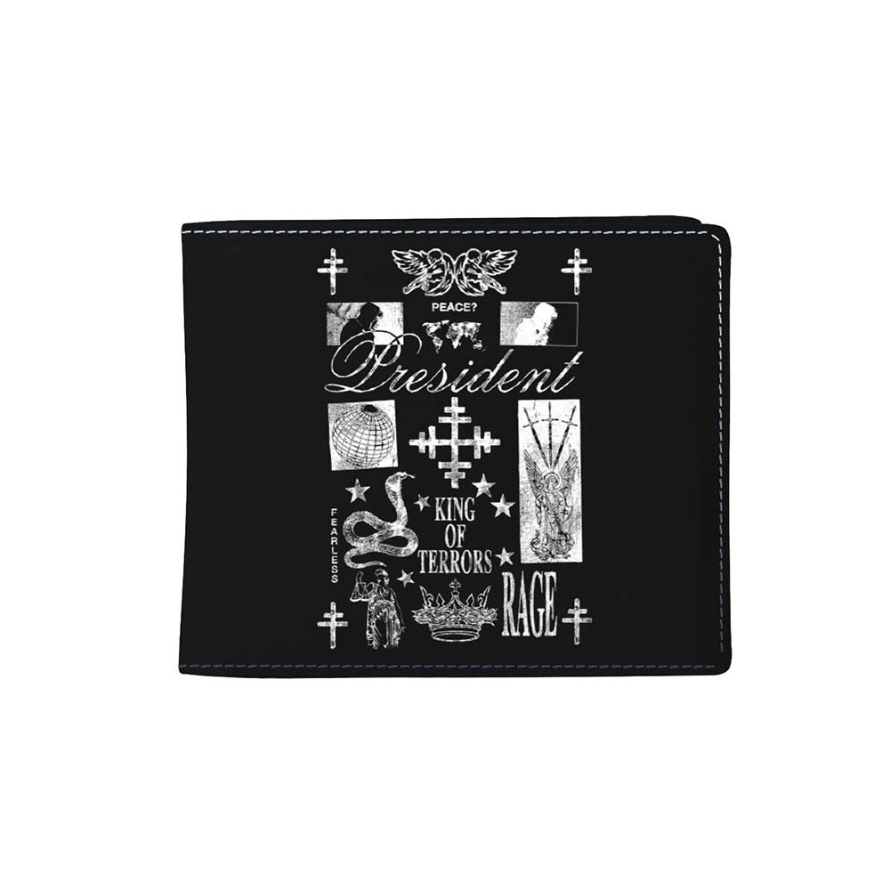 Rocksax President - King of Terrors Wallet - Black/White